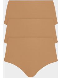 Commando - Classic High-Rise Microfiber Bikini Briefs, Pack Of 3 - Lyst