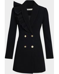 Alice + Olivia - Latoya Ruffle Blazer Mini Dress - Lyst
