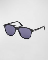 Tom Ford - Damian-02 Acetate Oval Sunglasses - Lyst