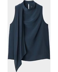 Rag & Bone - Adela Silk Scarf Top - Lyst