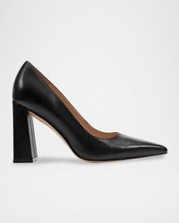 Marc Fisher - Minny Patent Leather Snip Toe Block-Heel Pumps - Lyst