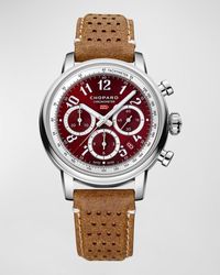 Chopard - Mille Miglia 40mm Classic Chronograph Red Dial Watch - Lyst
