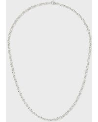 Roberto Coin - Yellow Gold Almond Link Chain, 24"l - Lyst