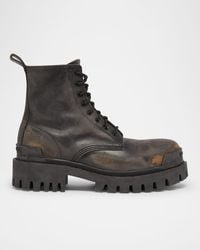 Balenciaga 20Mm Strike Boots in Black for Men | Lyst Balenciaga 20Mm Strike Boots in Black for Men | Lyst