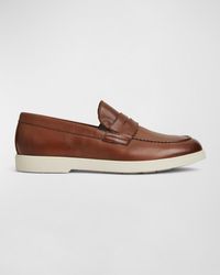Bruno Magli - Ettore Leather Casual Penny Loafers - Lyst