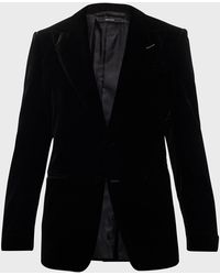 Tom Ford - Apos;S Wool-Silk Velvet Cocktail Jacket - Lyst