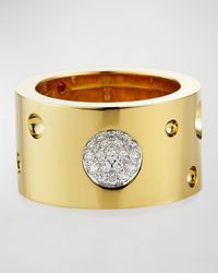 Roberto Coin - Pois Moi Luna 18k Gold & Diamond Ring, Size 6.5 - Lyst