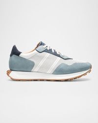 Magnanni - Romero Leather And Suede Runner Sneakers - Lyst