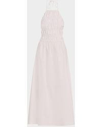 Solid & Striped - The Meira Halter Midi Dress - Lyst