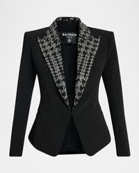 Balmain - Embroidered 6-Buttons Jacket - Lyst