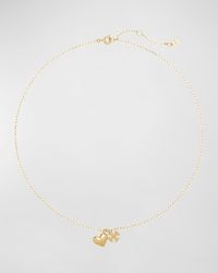 Tory Burch - Good Luck Chain Pendant Necklace - Lyst