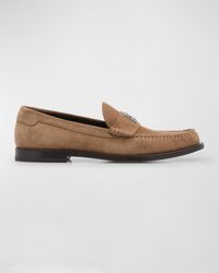 Dolce & Gabbana - City Suede Penny Loafers - Lyst