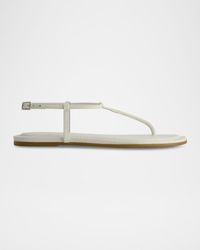 Bernardo - Hercu Leather Ankle-Strap Flat Sandals - Lyst