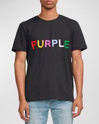 Purple - Clean Jersey Logo T-shirt - Lyst