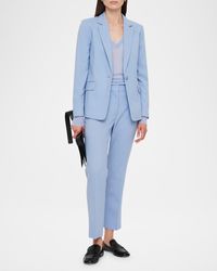JOSEPH - Marty Single-Button Crepe Jacket - Lyst