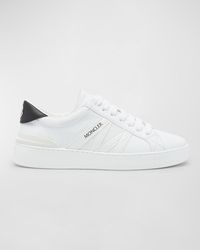 Moncler - Monaco M Leather Low-Top Sneakers - Lyst