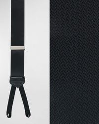 Trafalgar - Monte Bello Interlocked Silk Formal Brace Suspenders - Lyst