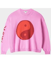 STAUD - Giada Yin-Yang Sweater - Lyst