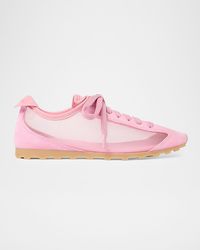 Jacquemus - Les Tennis Suede And Mesh Low-Top Sneakers - Lyst
