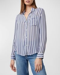 Rails - Josephine Striped Button-Front Shirt - Lyst