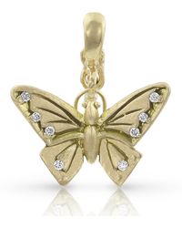 Dominique Cohen - 18k Gold Diamond Butterfly Pendant - Lyst