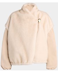 Moncler - Chardonneret-In-1 Reversible Teddy Down Jacket - Lyst