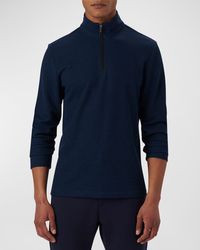 Bugatchi - Quarter-Zip Sweater With Back Pocket - Lyst