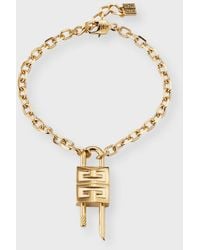 Givenchy - Mini Lock Chain Bracelet - Lyst