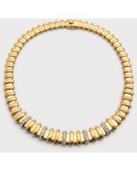 NM Estate - Estate 18K And Tap Bar Necklace - Lyst