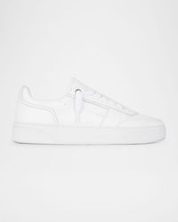 Represent - Initial Leather Low-Top Sneakers - Lyst