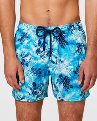 Vilebrequin - Starlettes And Turtles Tie-Dye Swim Shorts - Lyst