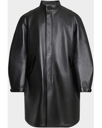 Givenchy - Apos;S Leather Fishtail Parka - Lyst