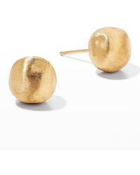 Marco Bicego - 18K Africa Textured Stud Earrings, Small - Lyst