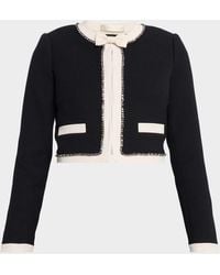 LoveShackFancy - Ralphette Embellished Bow Jacket - Lyst