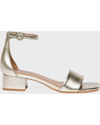 Bernardo - Jalena Metallic Ankle-Strap Sandals - Lyst