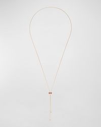 Piaget - Possession 18k Rose Gold Ruby & Diamond Pendant Necklace - Lyst