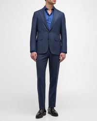 Canali - Textured Super 130S Wool Suit - Lyst