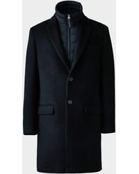 Mackage - Apos;S Wool Topcoat With Removable Down Bib - Lyst