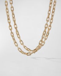 David Yurman - 18k Madison Bold Chain Link Necklace, 36"l - Lyst