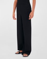 Ferragamo - Solid Relaxed-fit Trousers - Lyst