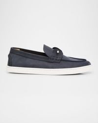 Christian Louboutin - Chambeliboat Donna Nubuck Boat Shoes - Lyst