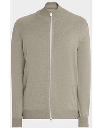 Brunello Cucinelli - Cashmere Knit Full-Zip Sweater - Lyst