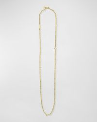 Lagos - 18k Gold Superfine Caviar Beaded Link Necklace With Toggle Clasp - Lyst