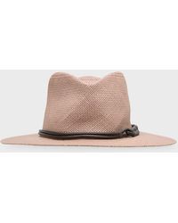 Brunello Cucinelli - Straw Hat With Monili Braid Detail - Lyst