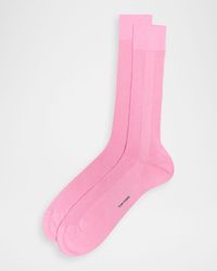 Tom Ford - Apos;S Ribbed Cotton Crew Socks - Lyst