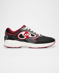 Fendi - Forward Mesh Low-Top Sneakers - Lyst