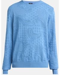 Etro - Apos;S Cotton Tonal Paisley Crewneck Sweater - Lyst