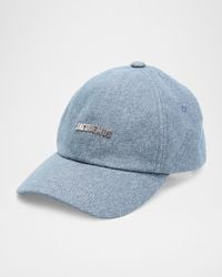 Jacquemus - Apos;S The Gadjo Metal-Logo Denim Six-Panel Baseball Cap - Lyst