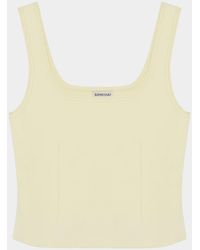 Jonathan Simkhai - Ramaina Compact Knit Tank Top - Lyst