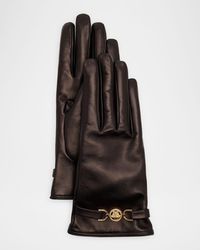 Versace - Medusa &Apos;95 Leather Gloves - Lyst